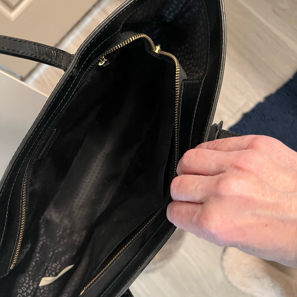 Kate Spade Black Tote with Charm - Picture 2 of 3